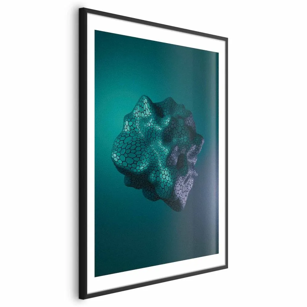 Plakat Gamma 60x90 cm z ramą czarną z marginesem | MIRAT.