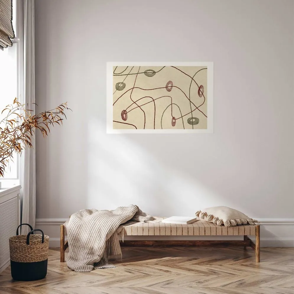 Plakat Kształty 60x40 cm bez ramy z marginesem | MIRAT.