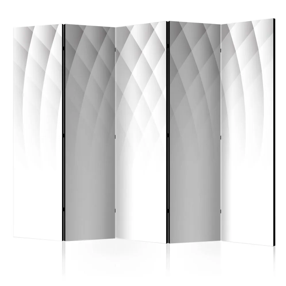 Parawan jednostronny Abstrakcje 225 x 172 cm Czarny