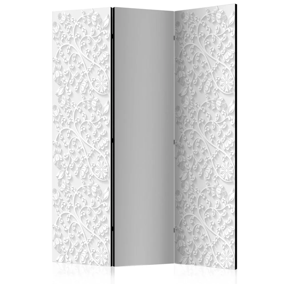 Parawan jednostronny Tła i desenie 135 x 172 cm Czarny