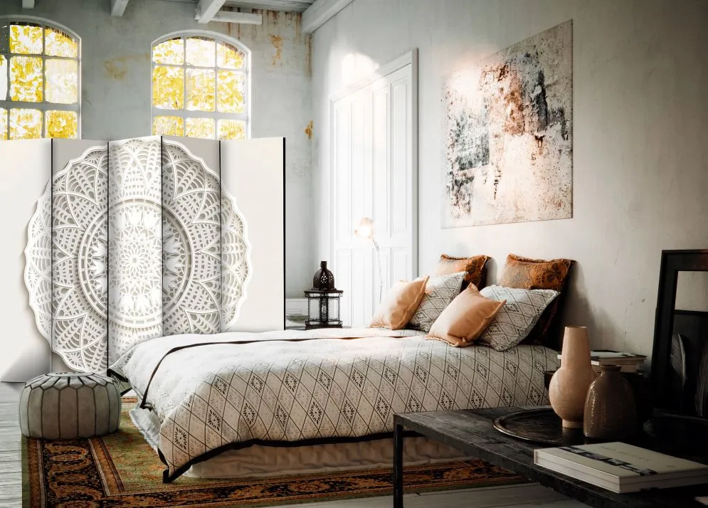 Parawan akustyczny Orient 225 x 172 cm Czarny