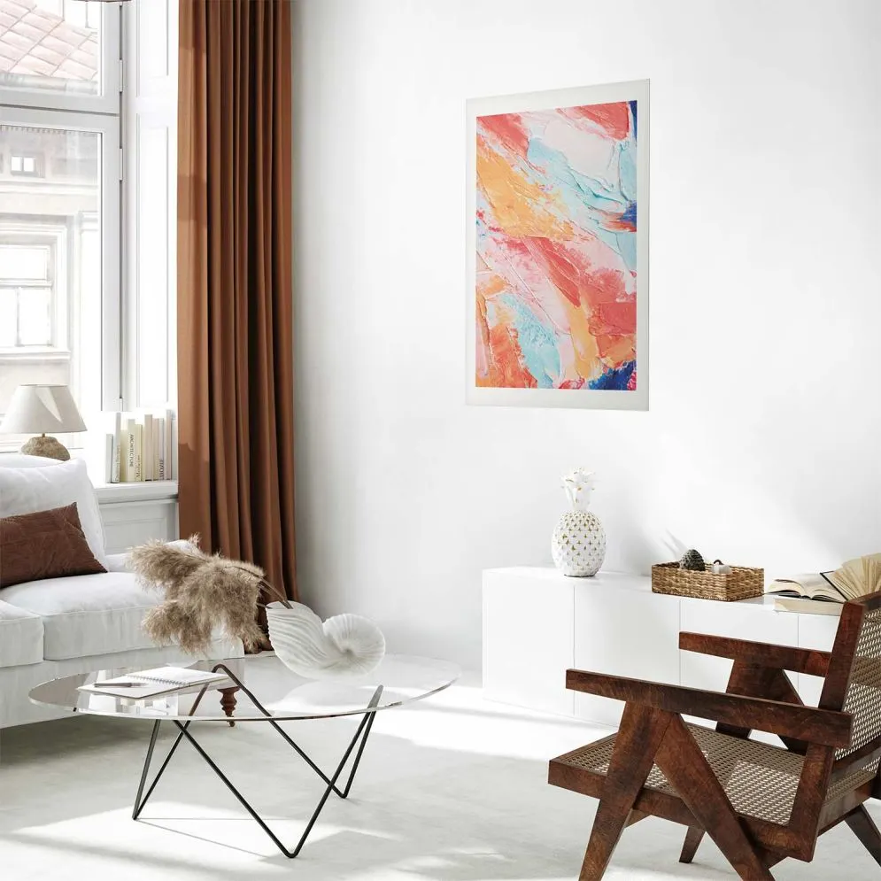 Plakat Kolorowa Harmonia 21x30 cm bez ramy z marginesem | MIRAT.