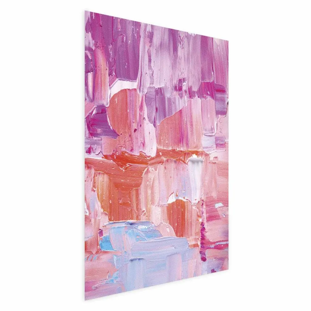Plakat Kolorowe Pociągnięcia 42x29,7 cm bez ramy z marginesem | MIRAT.