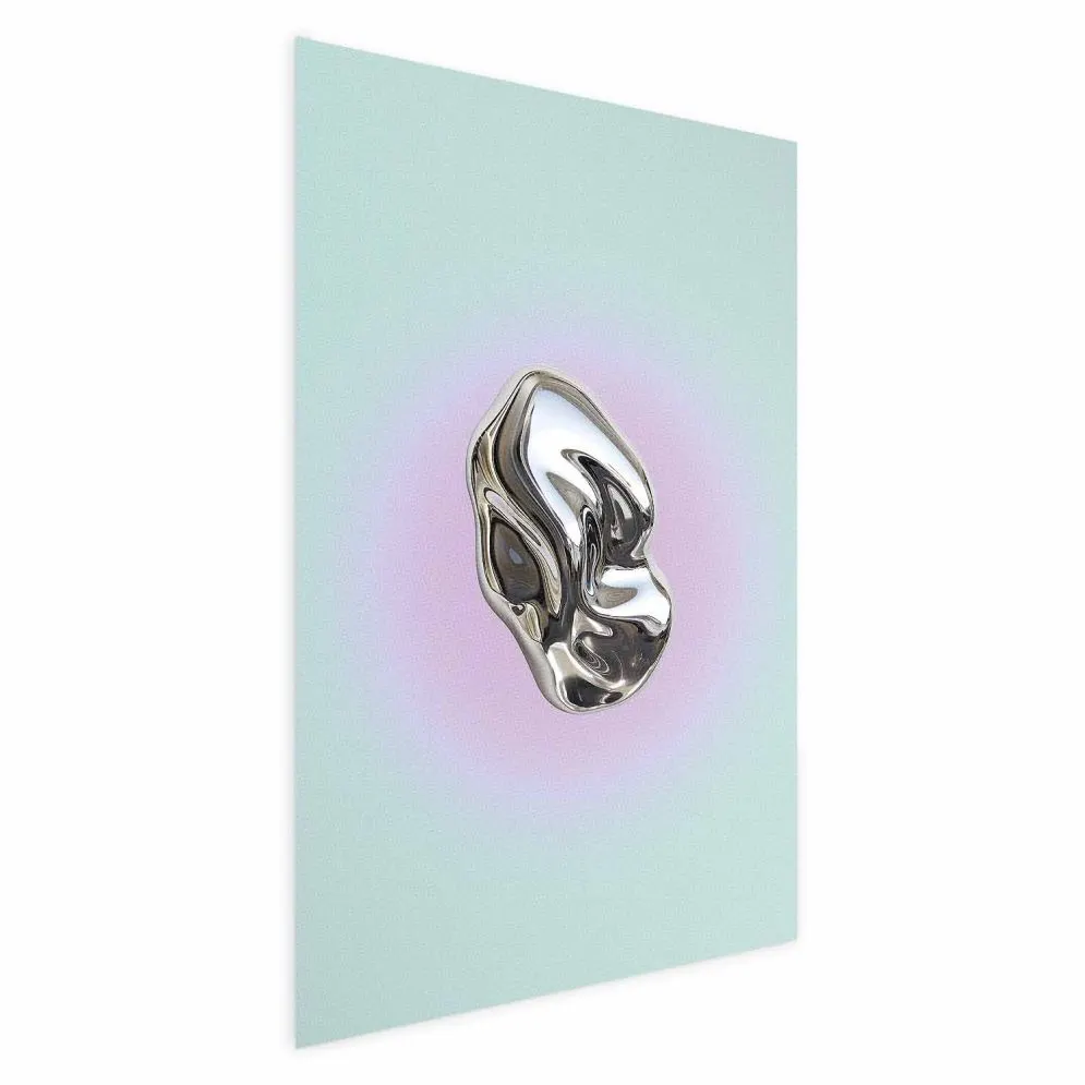 Plakat Metaliczna Forma 21x30 cm bez ramy z marginesem | MIRAT.