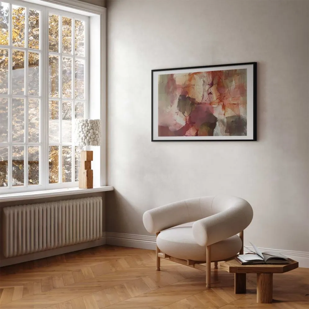Plakat Wiosenna kompozycja 30x21 cm z ramą czarną z marginesem | MIRAT.