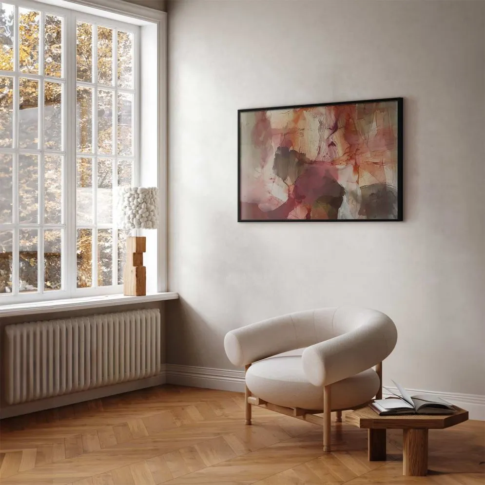 Plakat Wiosenna kompozycja 42x29,7 cm z ramą czarną bez marginesu | MIRAT.