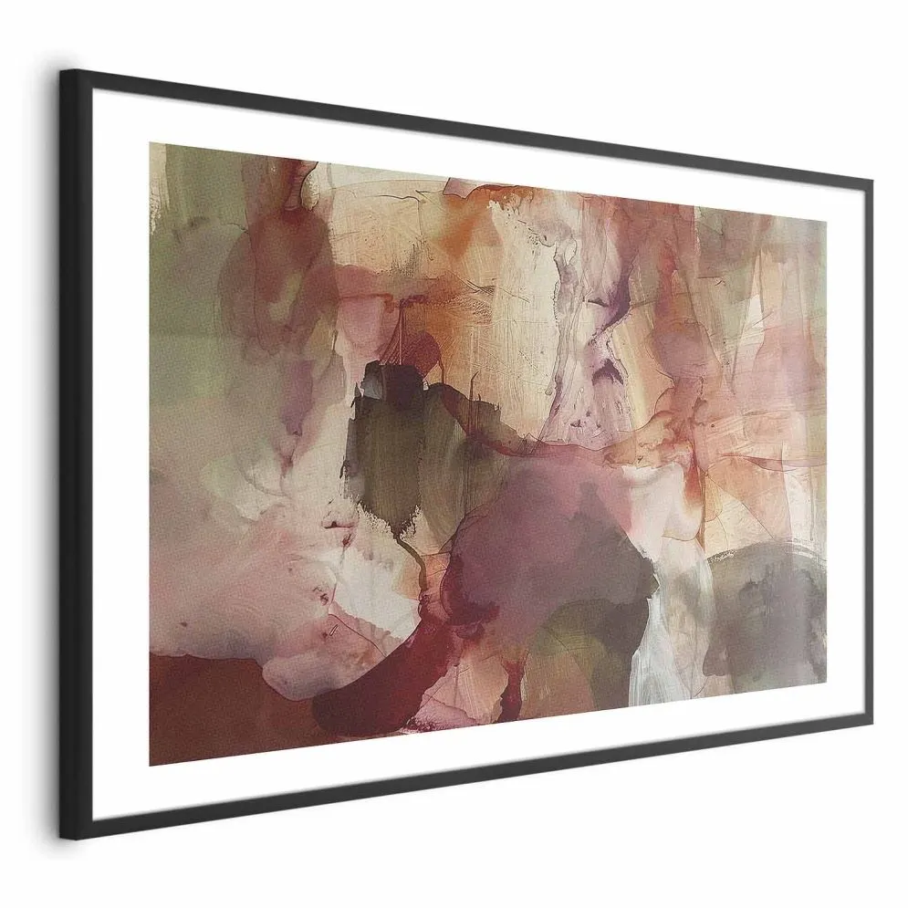 Plakat Wiosenna kompozycja 30x21 cm z ramą czarną z marginesem | MIRAT.