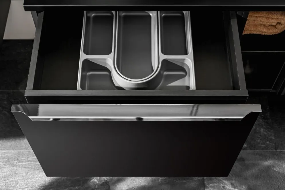 Szafka pod umywalkę nablatową SANTA FE BLACK 60 cm czarny mat wisząca I sklep meblowy MIRAT. styl LOFT kolekcja SANTA FE BLACK