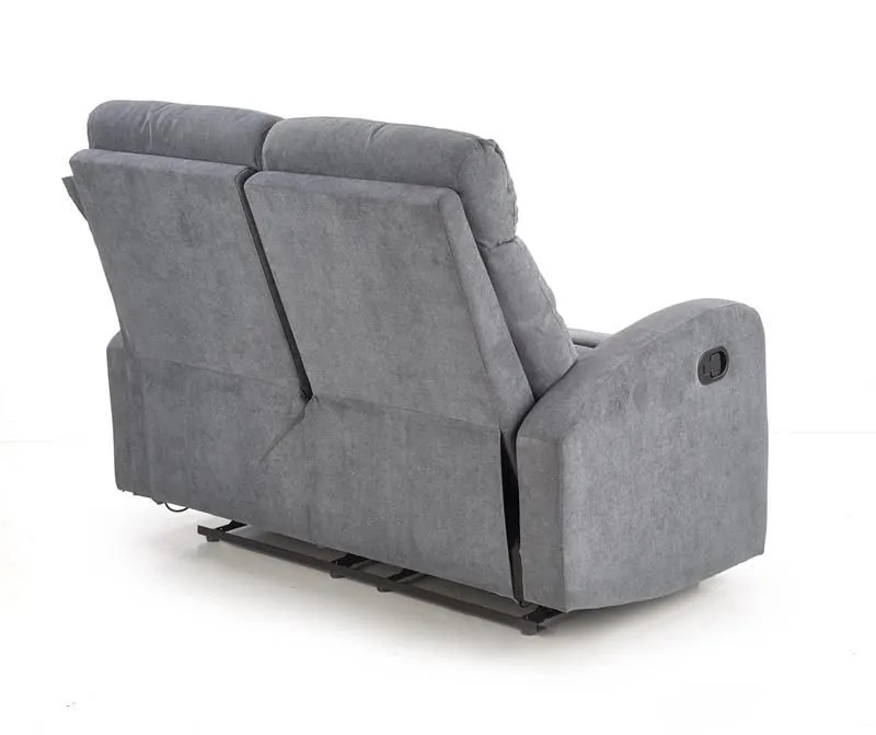 Sofa OSLO 2S szara tapicerowana do salonu | MIRAT.