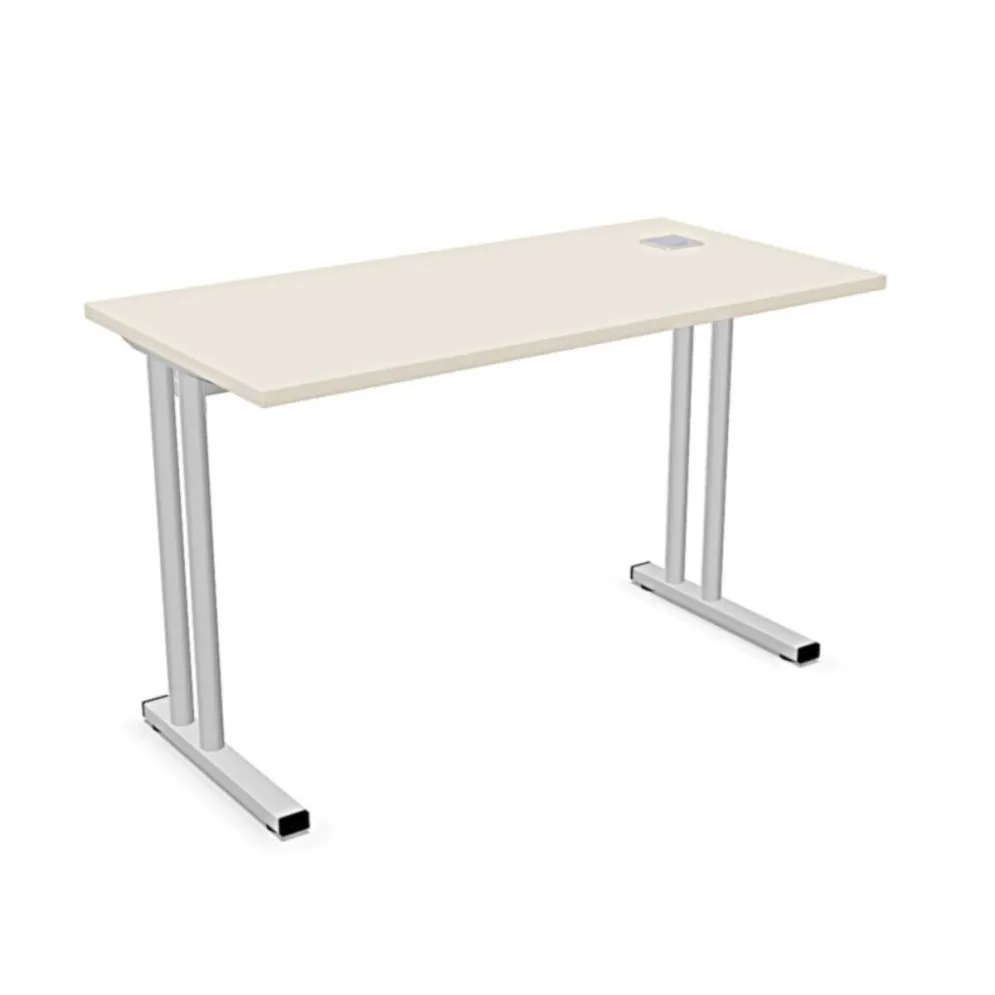 Biurko EASY SPACE C-LEG RC 120x60cm kaszmirowe do biura I sklep meblowy MIRAT.
