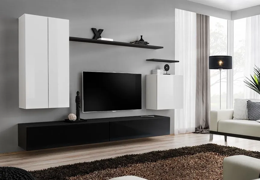 Meblościanka SWITCH II w stylu nowoczesnym do salonu | MIRAT. kolekcja SWITCH