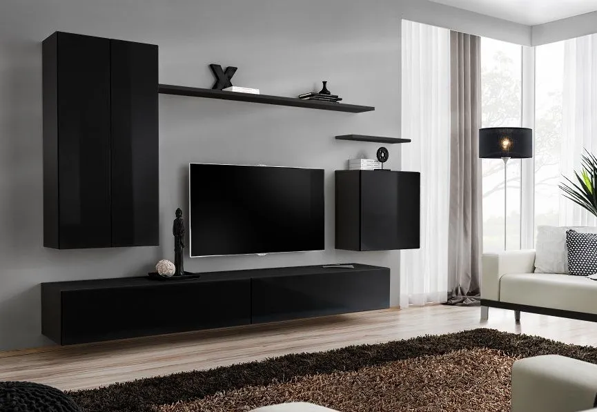 Meblościanka SWITCH II w stylu nowoczesnym do salonu | MIRAT. kolekcja SWITCH
