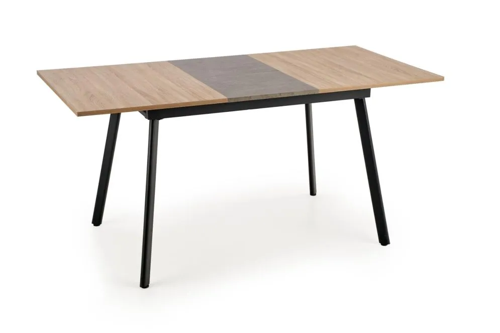 Stół ALBON120(160)X80 dąb sonoma/szary rozkładany | MIRAT. w stylu kolekcja