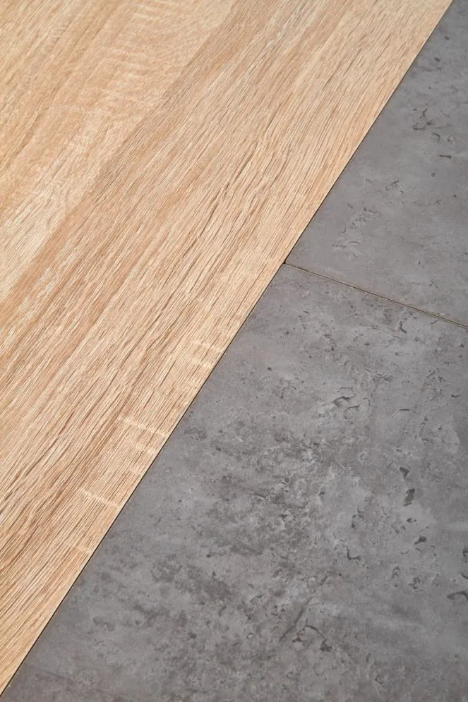 Stół ALBON120(160)X80 dąb sonoma/szary rozkładany | MIRAT. w stylu kolekcja