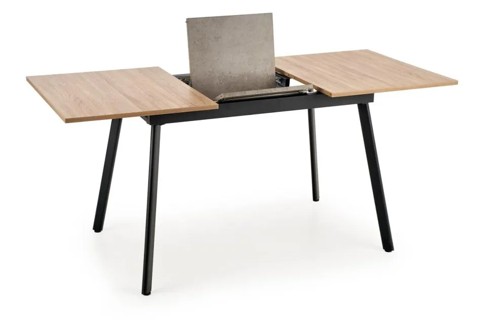 Stół ALBON120(160)X80 dąb sonoma/szary rozkładany | MIRAT. w stylu kolekcja