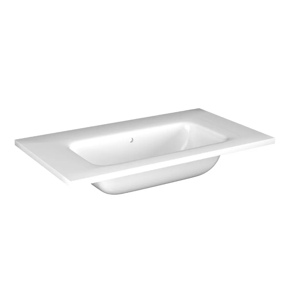 Szafka pod umywalkę CHIC 80 cm czarna półmat z szufladami| MIRAT