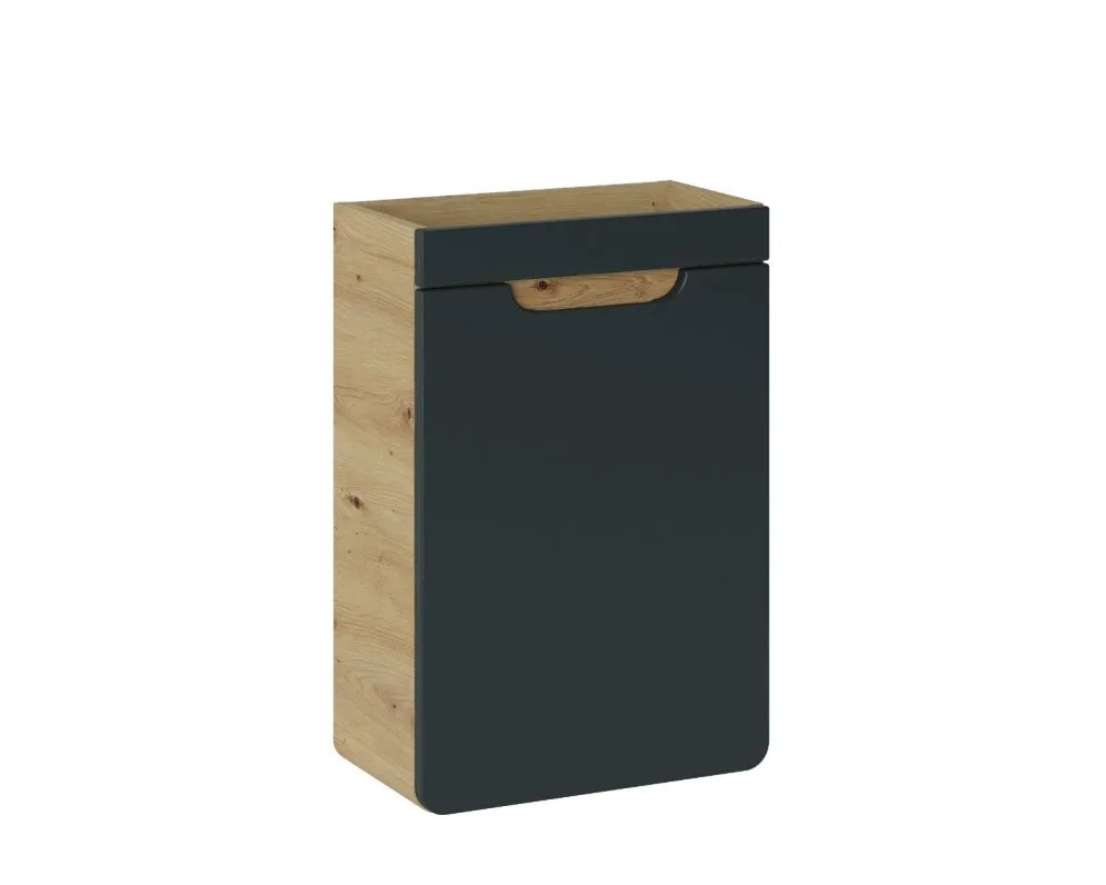 Szafka pod umywalkę ARUBA COSMOS 40 cm grafit/dąb mała | MIRAT. w stylu  kolekcja ARUBA
