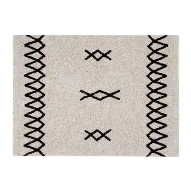 Dywan prostokątny INTI 120x160 śmietankowy/czarny aztecki I sklep meblowy MIRAT.