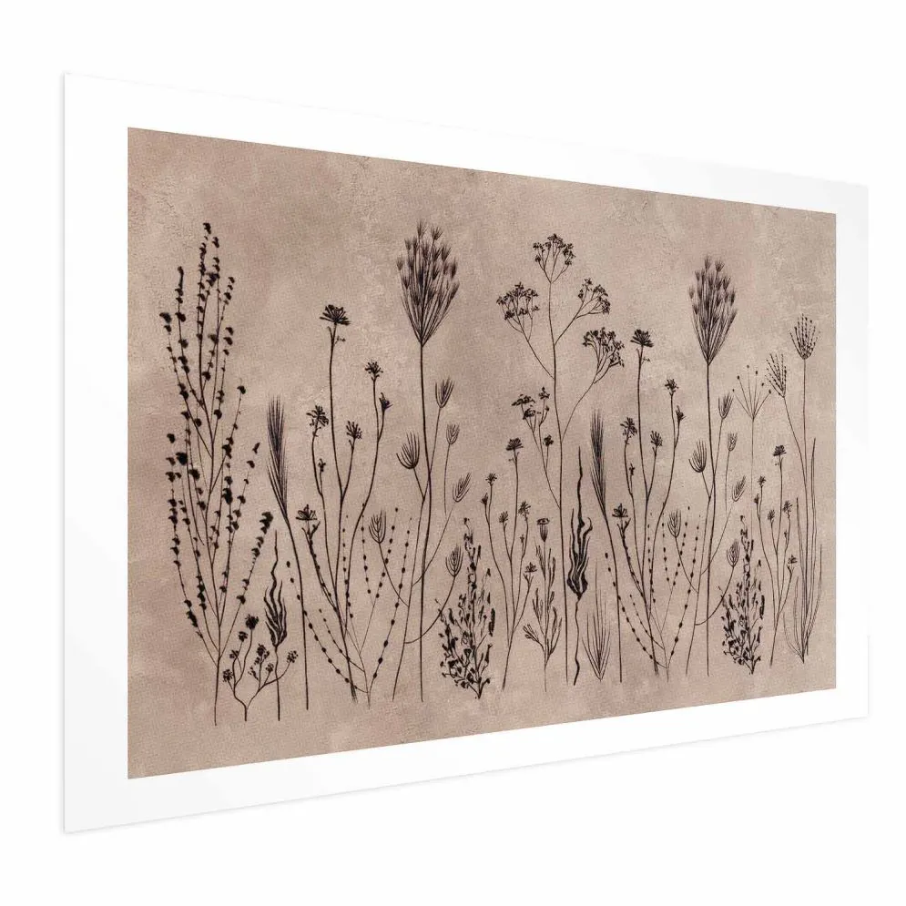 Plakat Polne kwiaty 90x60 cm bez ramy z marginesem | MIRAT.