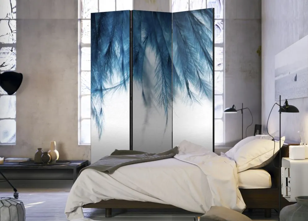 Parawan akustyczny Zwierzęta 135x172 cm 3-częściowy niebieski | MIRAT.