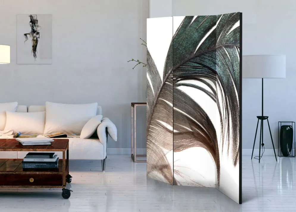 Parawan dwustronny Zwierzęta 135x172 cm 3-częściowy czarny | MIRAT.