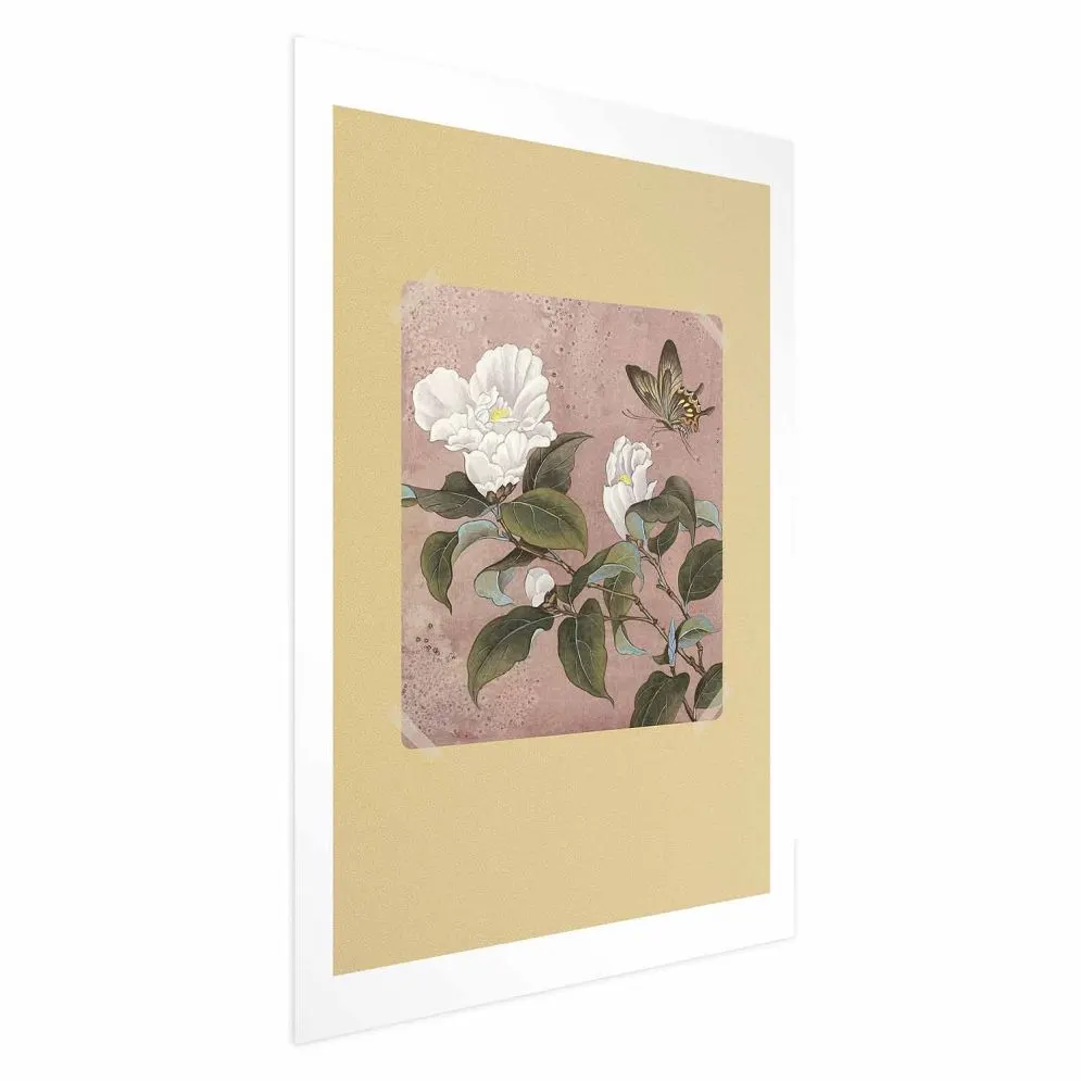 Plakat Kwiat azalii 40x60 cm bez ramy z marginesem | MIRAT.