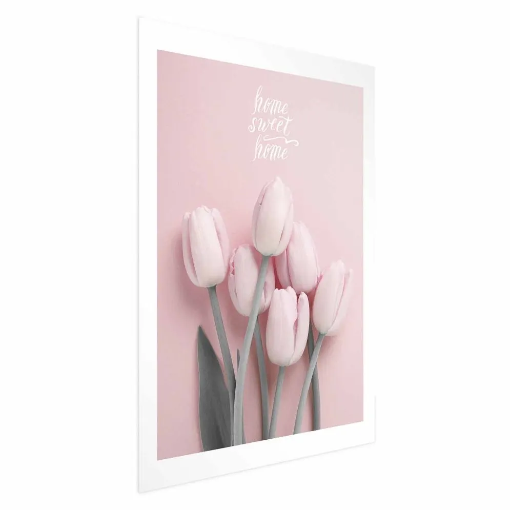 Plakat Sześć tulipanów 29,7x42 cm bez ramy z marginesem | MIRAT.