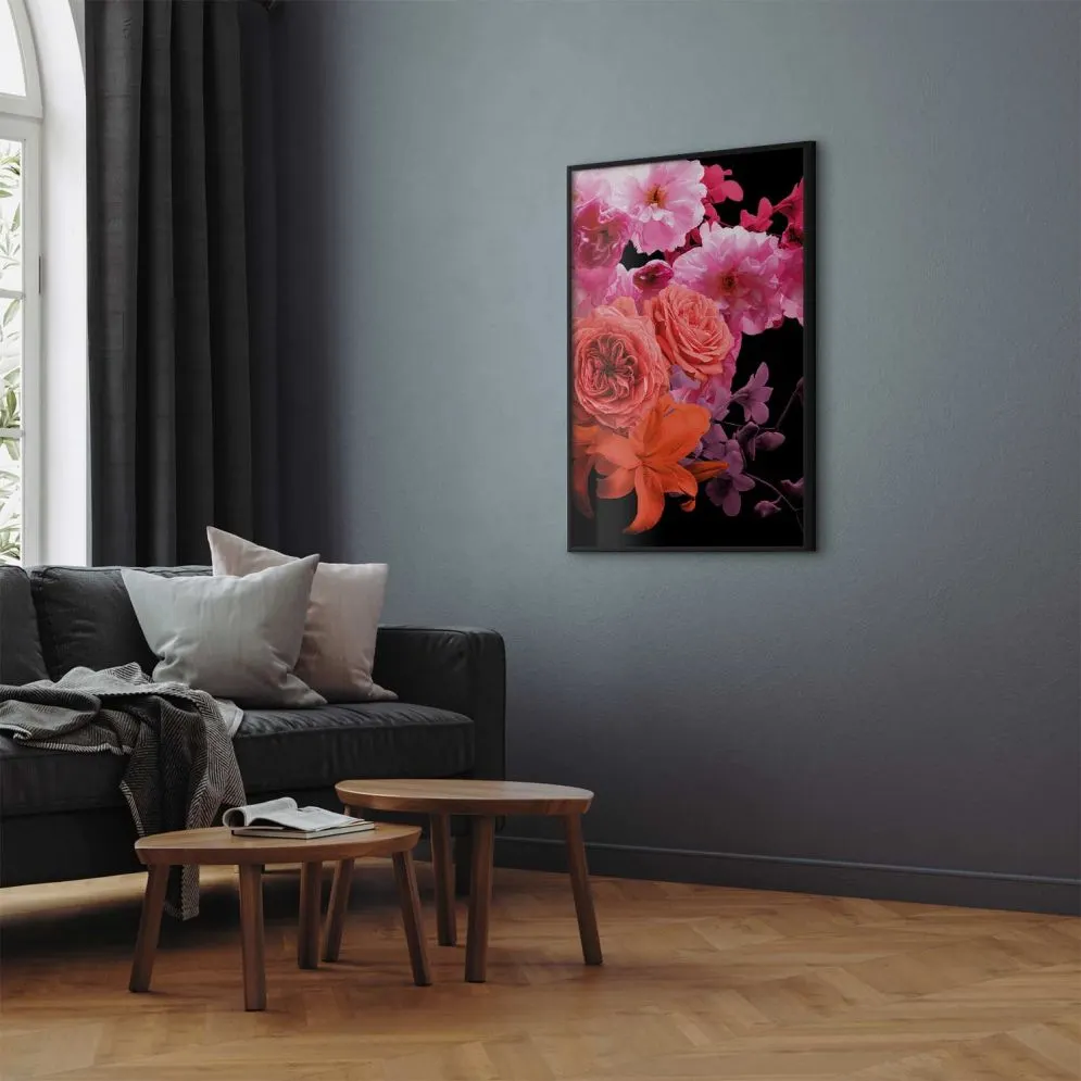 Plakat Wiosenna bryza 21x30 cm z ramą czarną bez marginesu | MIRAT.