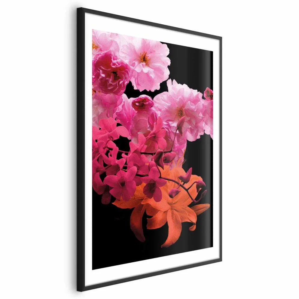 Plakat Wiosenne nasycenie 40x60 cm z ramą czarną z marginesem | MIRAT.