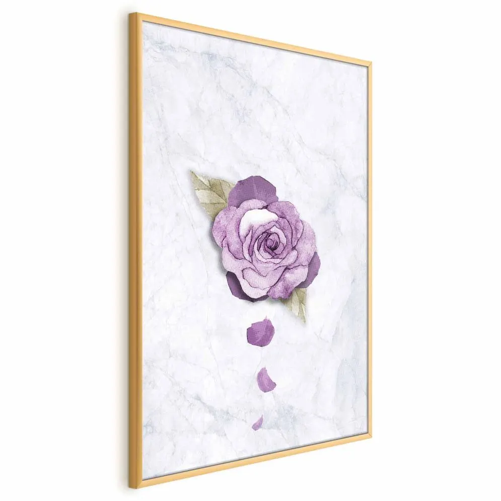 Plakat Kres wiosny 60x90 cm z ramą złotą bez marginesu | MIRAT.