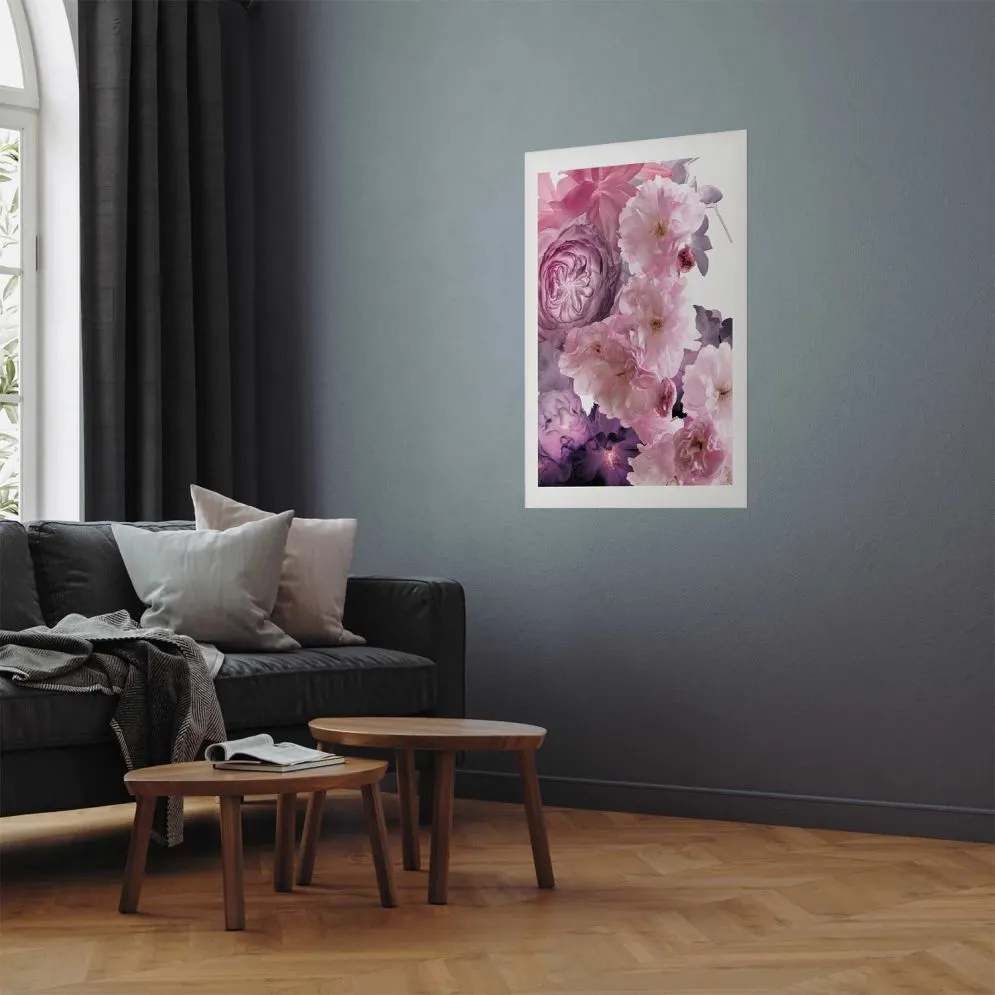 Plakat Wachlarz kwiatów 21x30 cm bez ramy z marginesem | MIRAT.