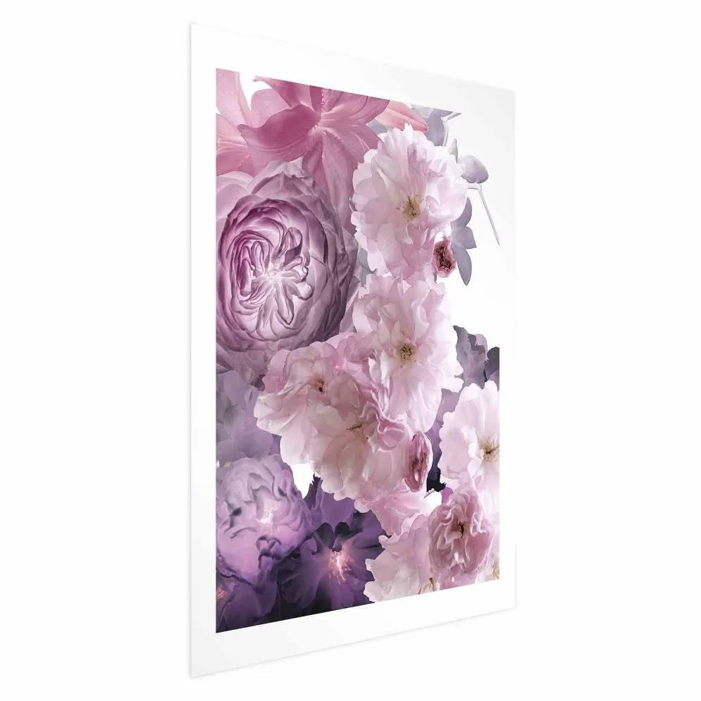 Plakat Wachlarz kwiatów 21x30 cm bez ramy z marginesem | MIRAT.