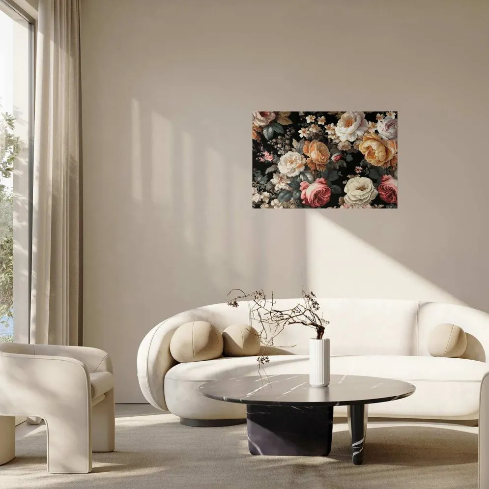 Plakat Kolorowe kwiaty 90x60 cm bez ramy bez marginesu | MIRAT.