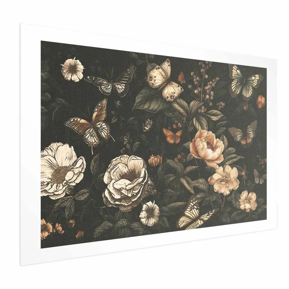 Plakat Rustykalny ogród 90x60 cm bez ramy z marginesem | MIRAT.