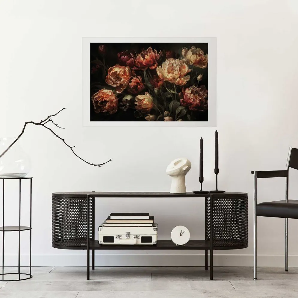 Plakat Kwitnące tulipany 90x60 cm bez ramy z marginesem | MIRAT.