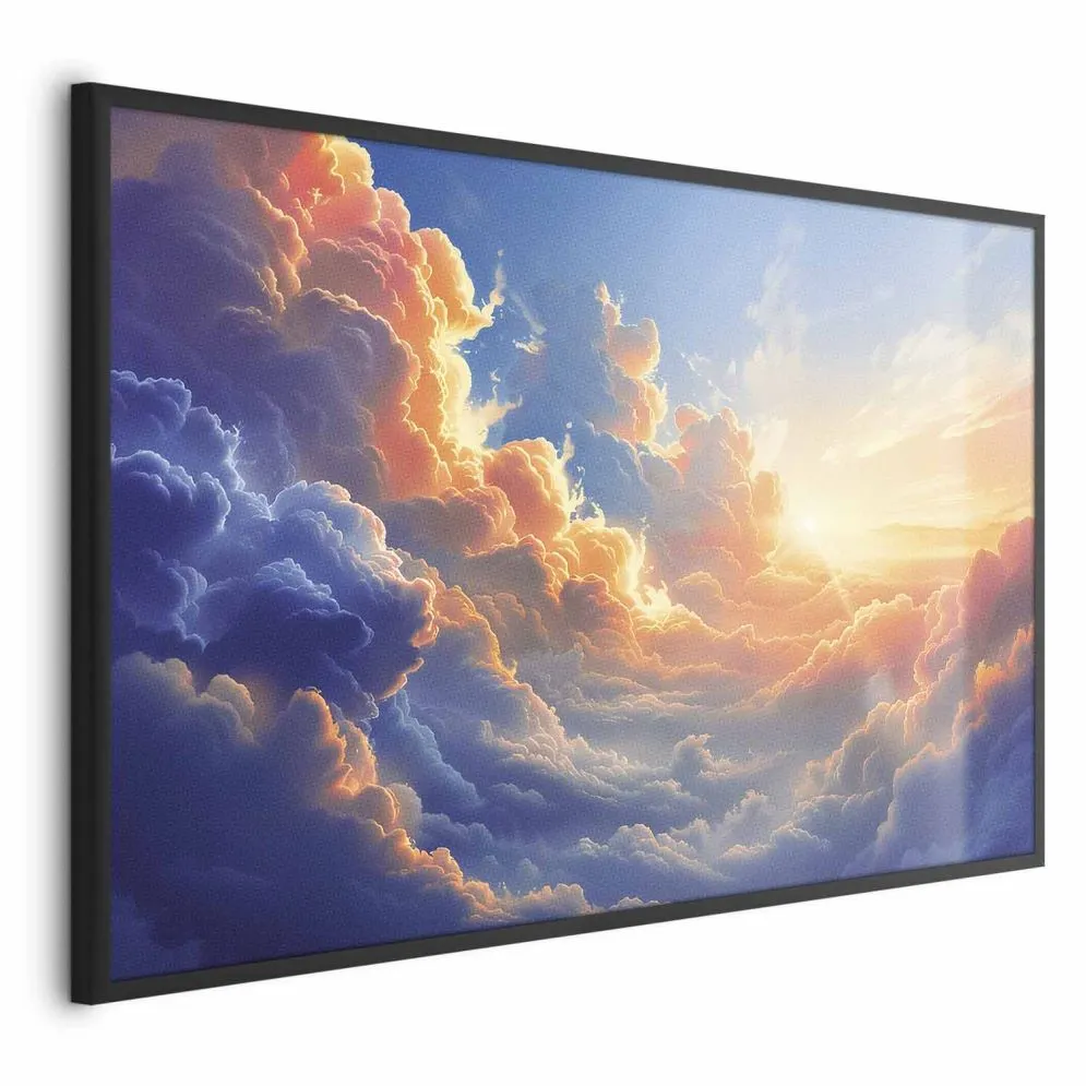 Plakat Symfonia barw 30x21 cm z ramą czarną bez marginesu | MIRAT.