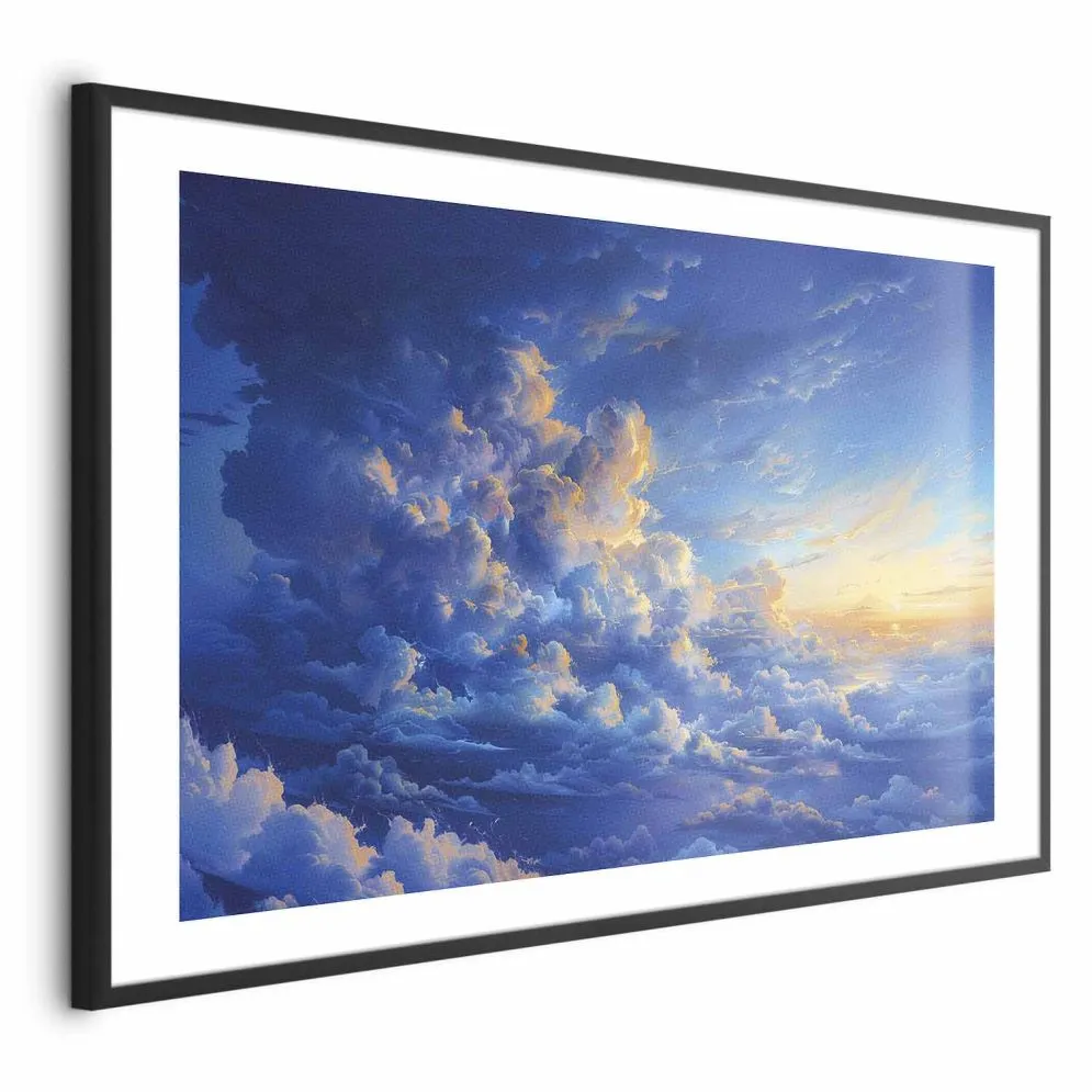Plakat Dzieło natury 42x29,7 cm z ramą czarną z marginesem | MIRAT.