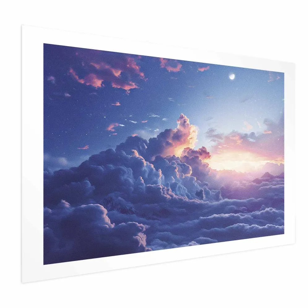 Plakat Nocne góry 30x21 cm bez ramy z marginesem | MIRAT.