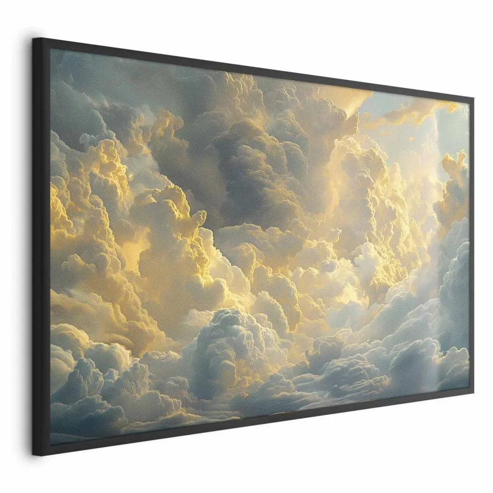 Plakat Ostatnie tchnienie dnia 60x40 cm z ramą czarną bez marginesu | MIRAT.