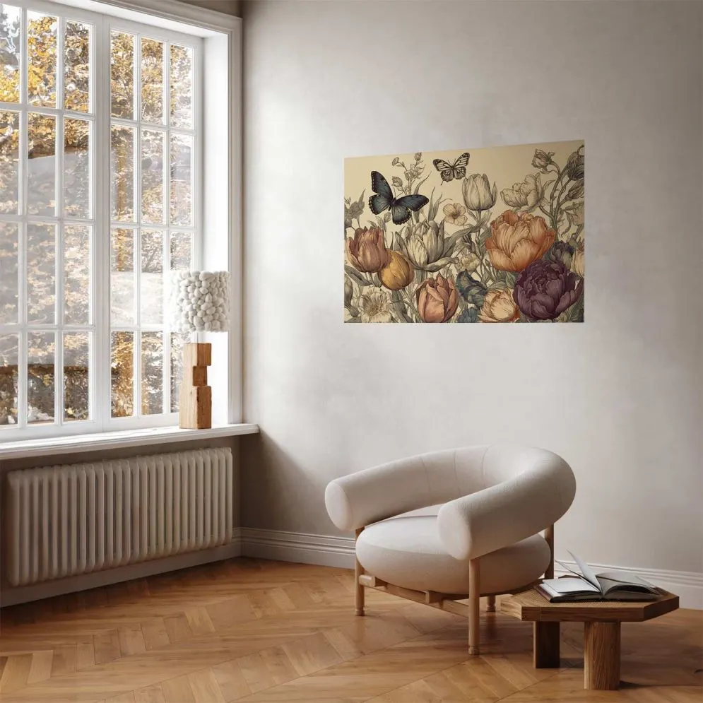 Plakat Kolorowe tulipany 30x21 cm bez ramy bez marginesu | MIRAT.