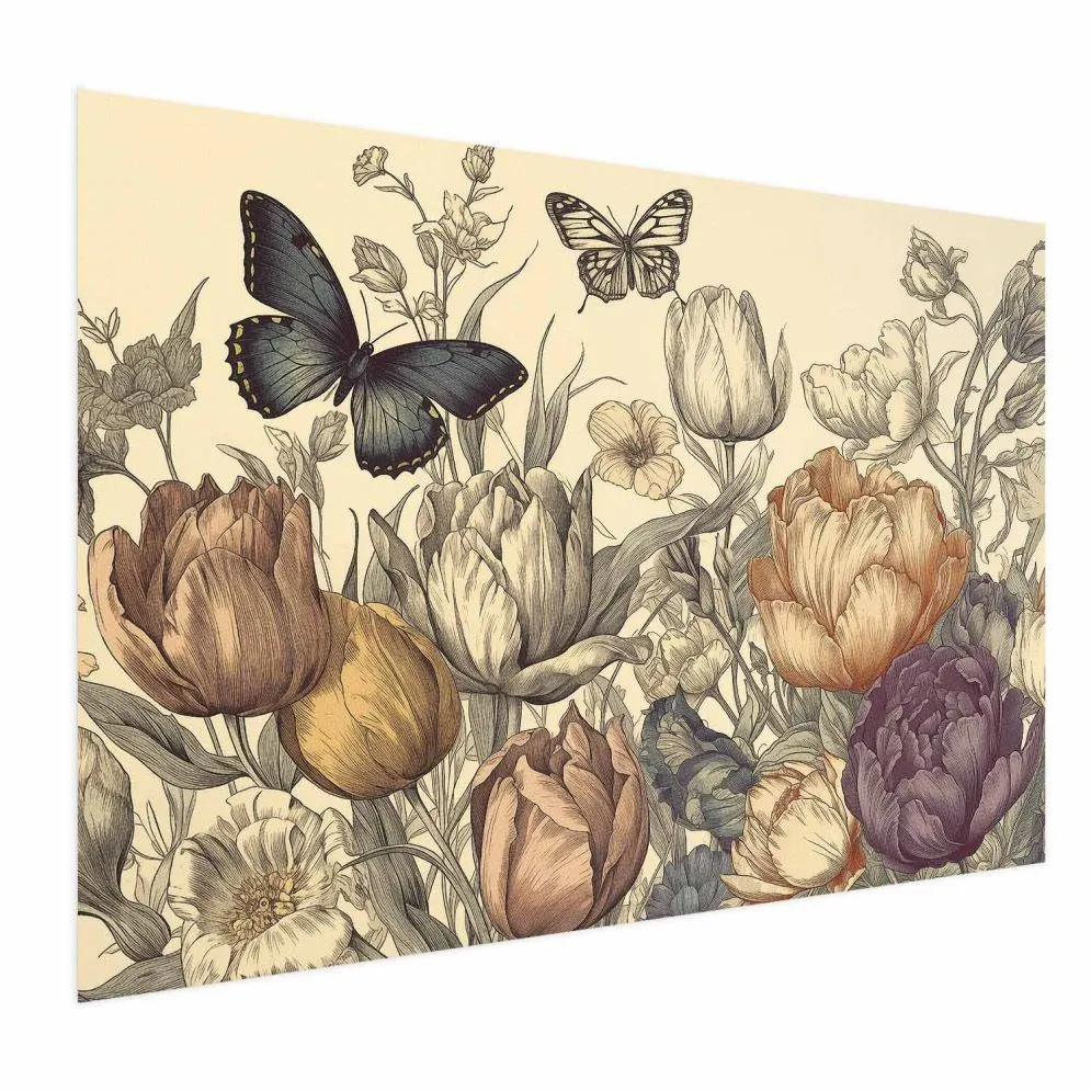 Plakat Kolorowe tulipany 30x21 cm bez ramy bez marginesu | MIRAT.