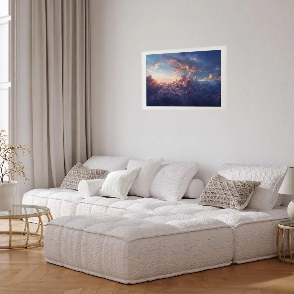 Plakat Słońce w ukryciu 42x29,7 cm bez ramy z marginesem | MIRAT.