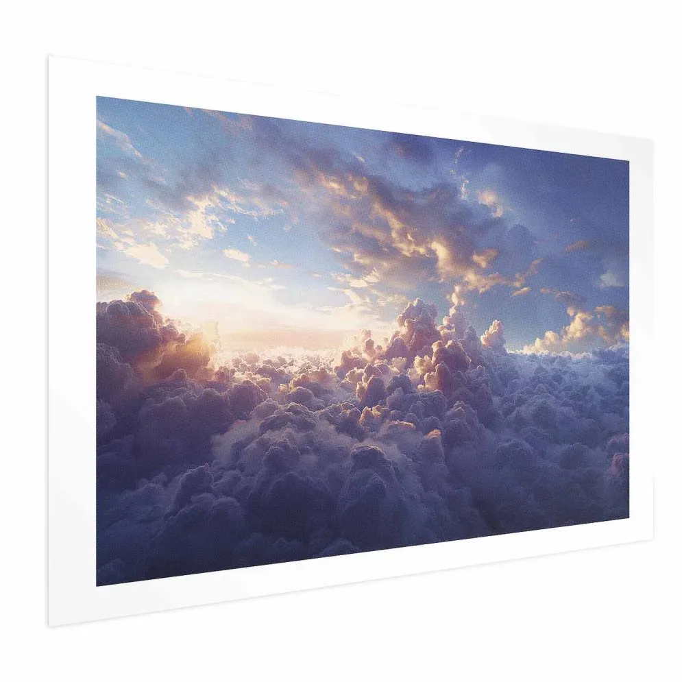 Plakat Słońce w ukryciu 42x29,7 cm bez ramy z marginesem | MIRAT.