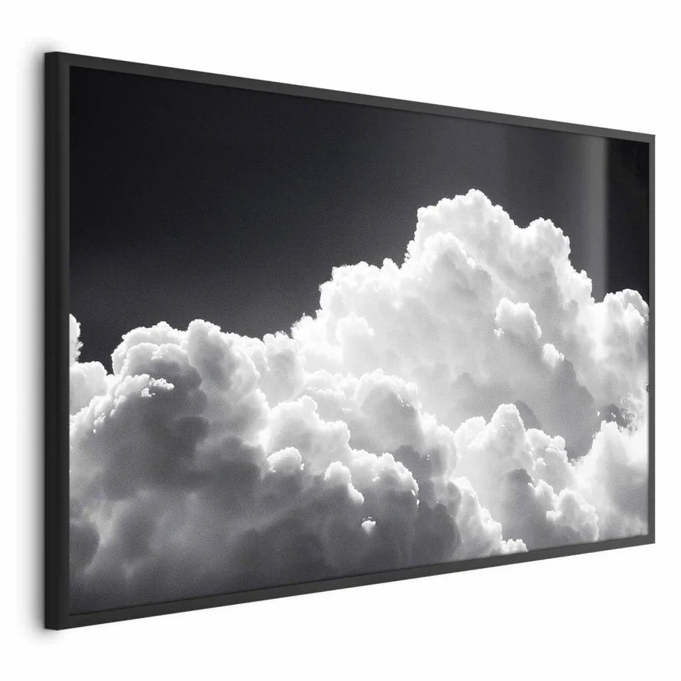 Plakat Gra słonecznego światła 90x60 cm z ramą czarną bez marginesu | MIRAT.