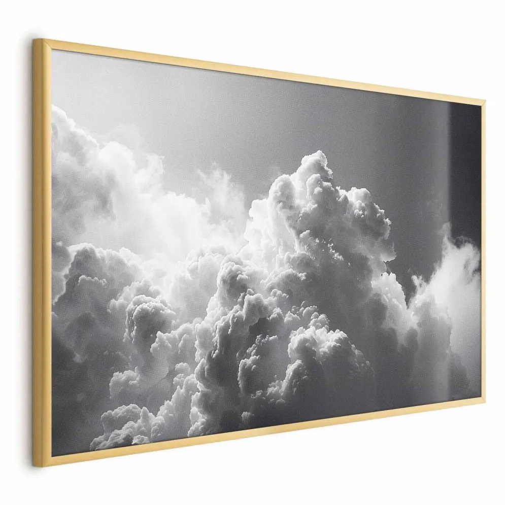 Plakat Nadzwyczajne zjawisko 60x40 cm z ramą złotą bez marginesu | MIRAT.