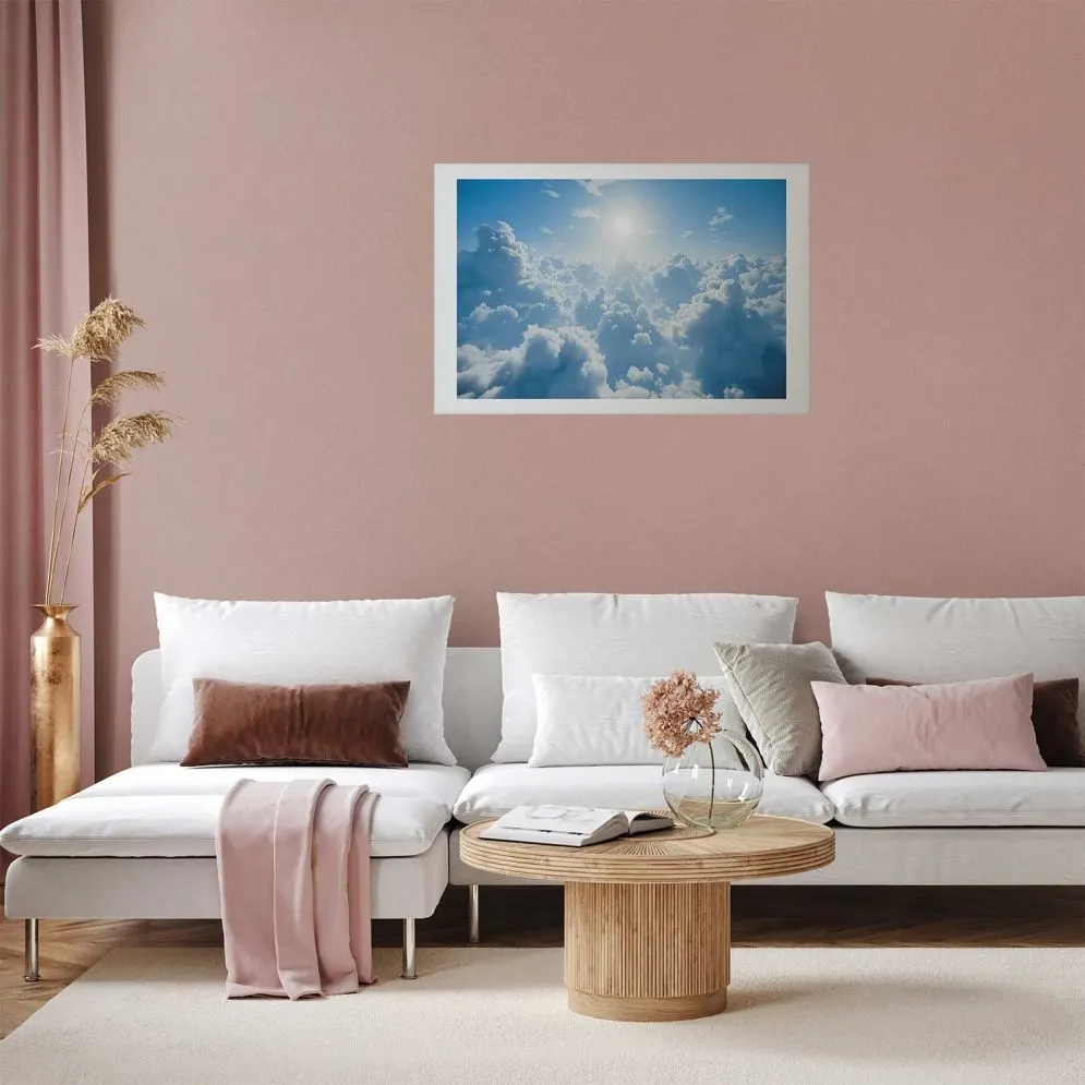Plakat Niebiański spokój 60x40 cm bez ramy z marginesem | MIRAT.