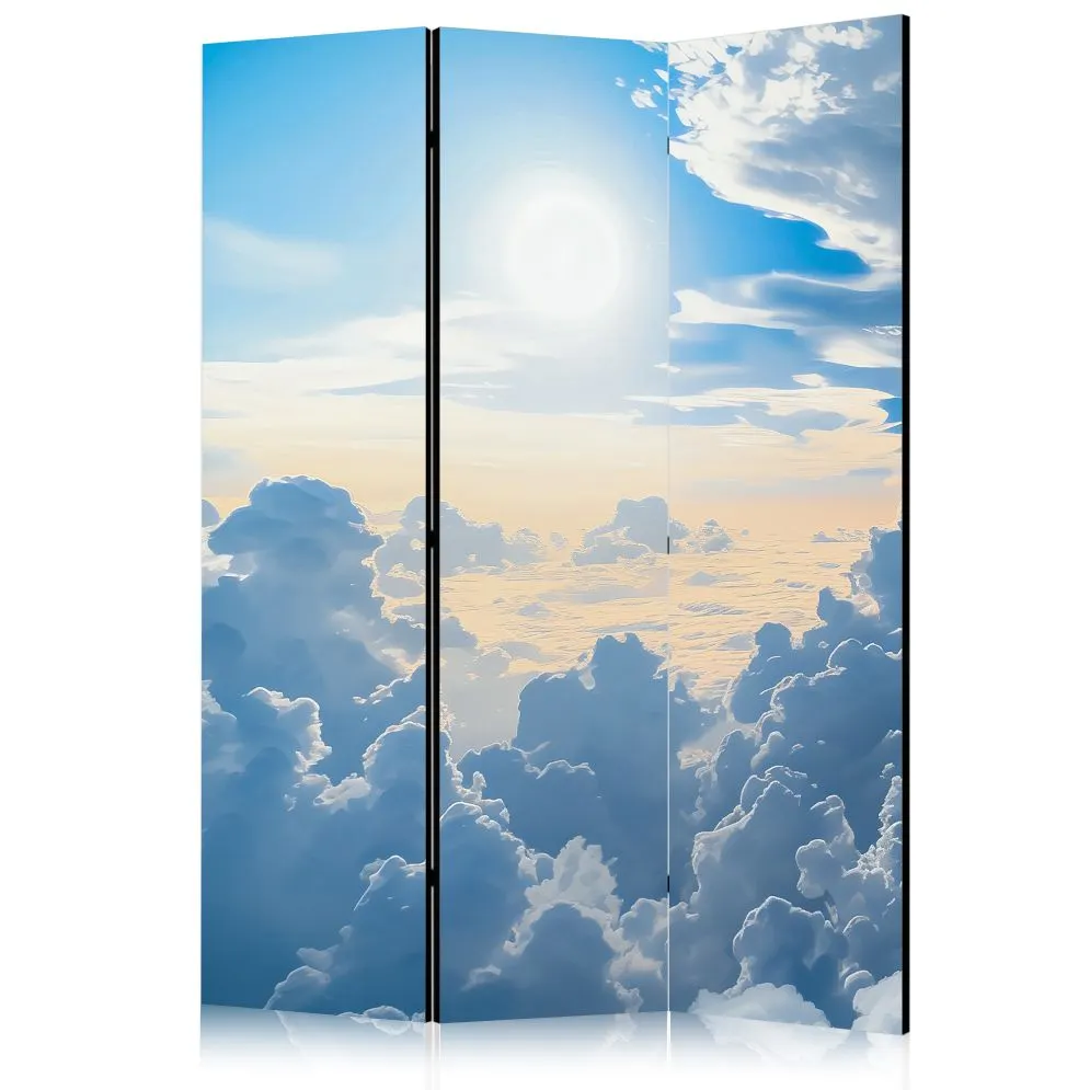 Parawan dwustronny Pejzaże 135x172 cm 3-częściowy szary | MIRAT.