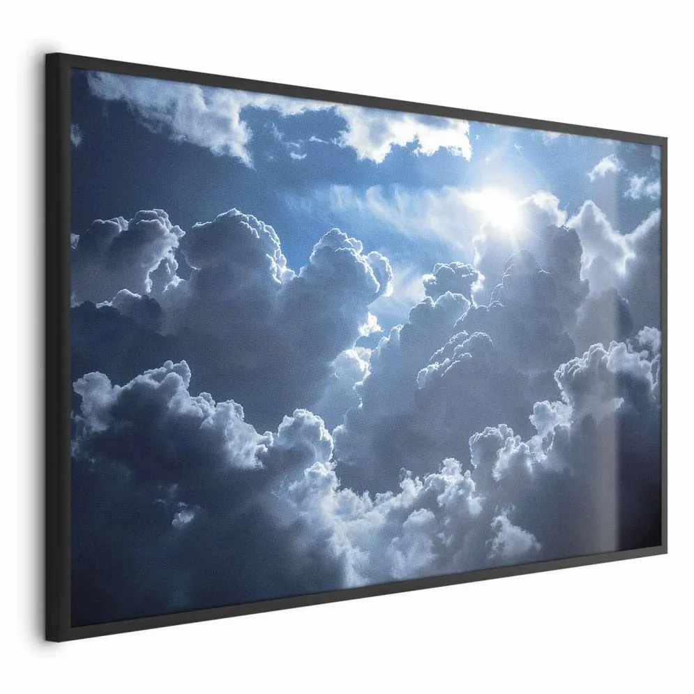 Plakat Ożywiona sceneria 60x40 cm z ramą czarną bez marginesu | MIRAT.