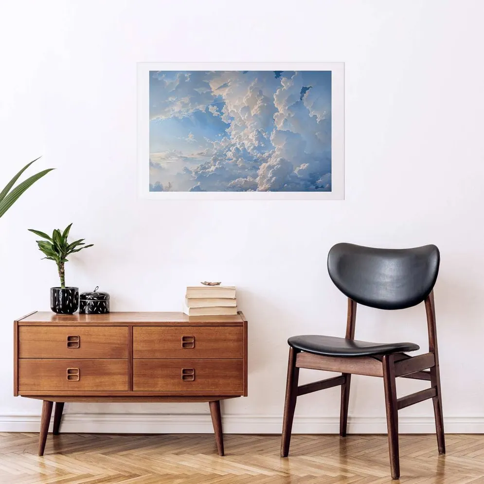 Plakat Obrazy na niebie 60x40 cm bez ramy z marginesem | MIRAT.
