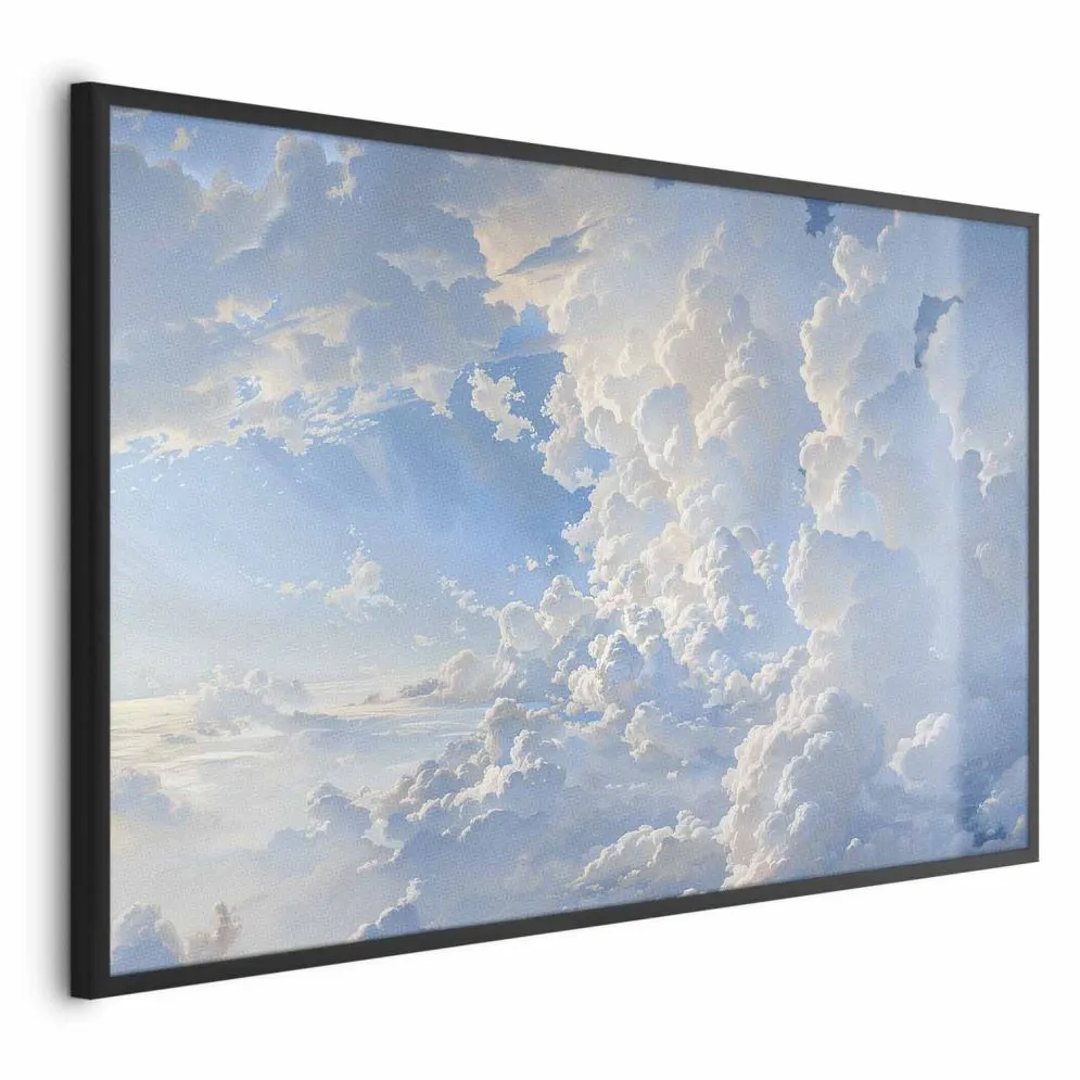 Plakat Obrazy na niebie 42x29,7 cm z ramą czarną bez marginesu | MIRAT.